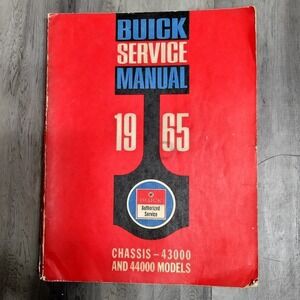 1965 Buick Special Chassis Service Manual 43000 44000 Models Original Shop Book
